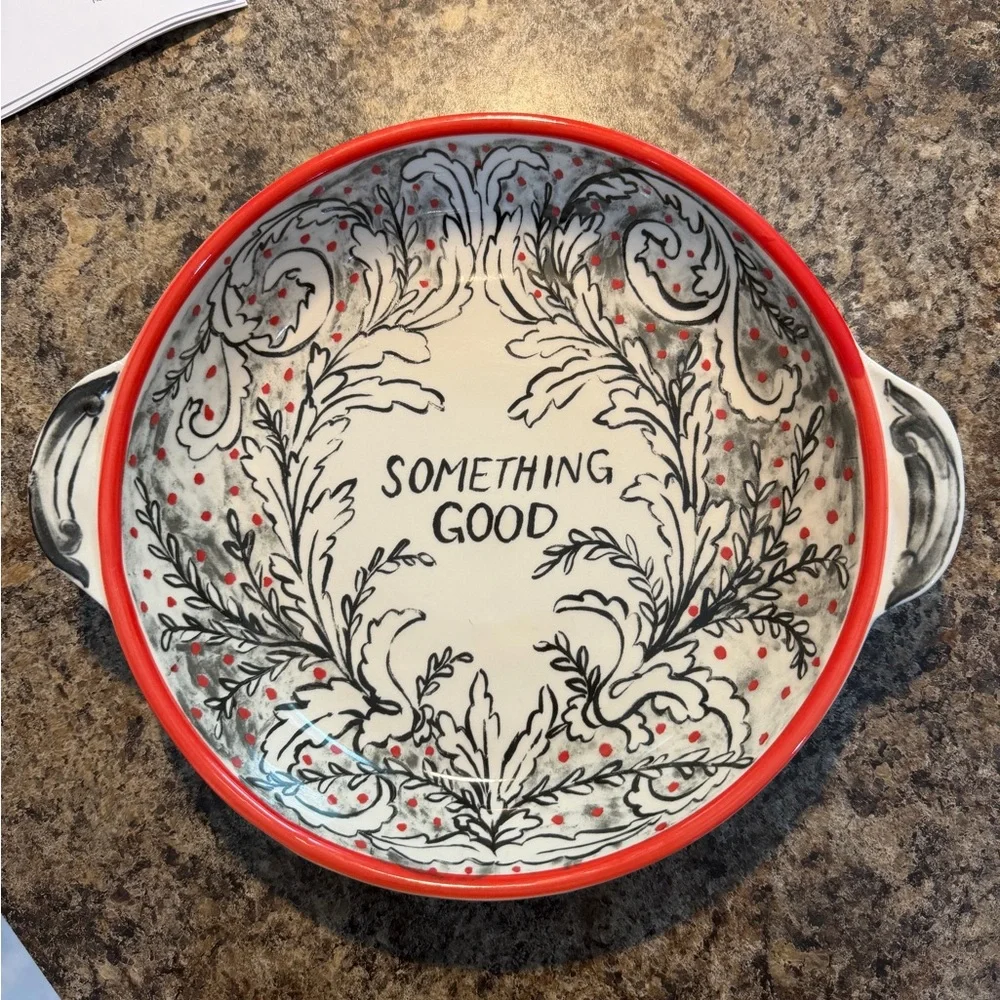 Anthropologie molly hatch pie plate dish - Picture 2 of 6